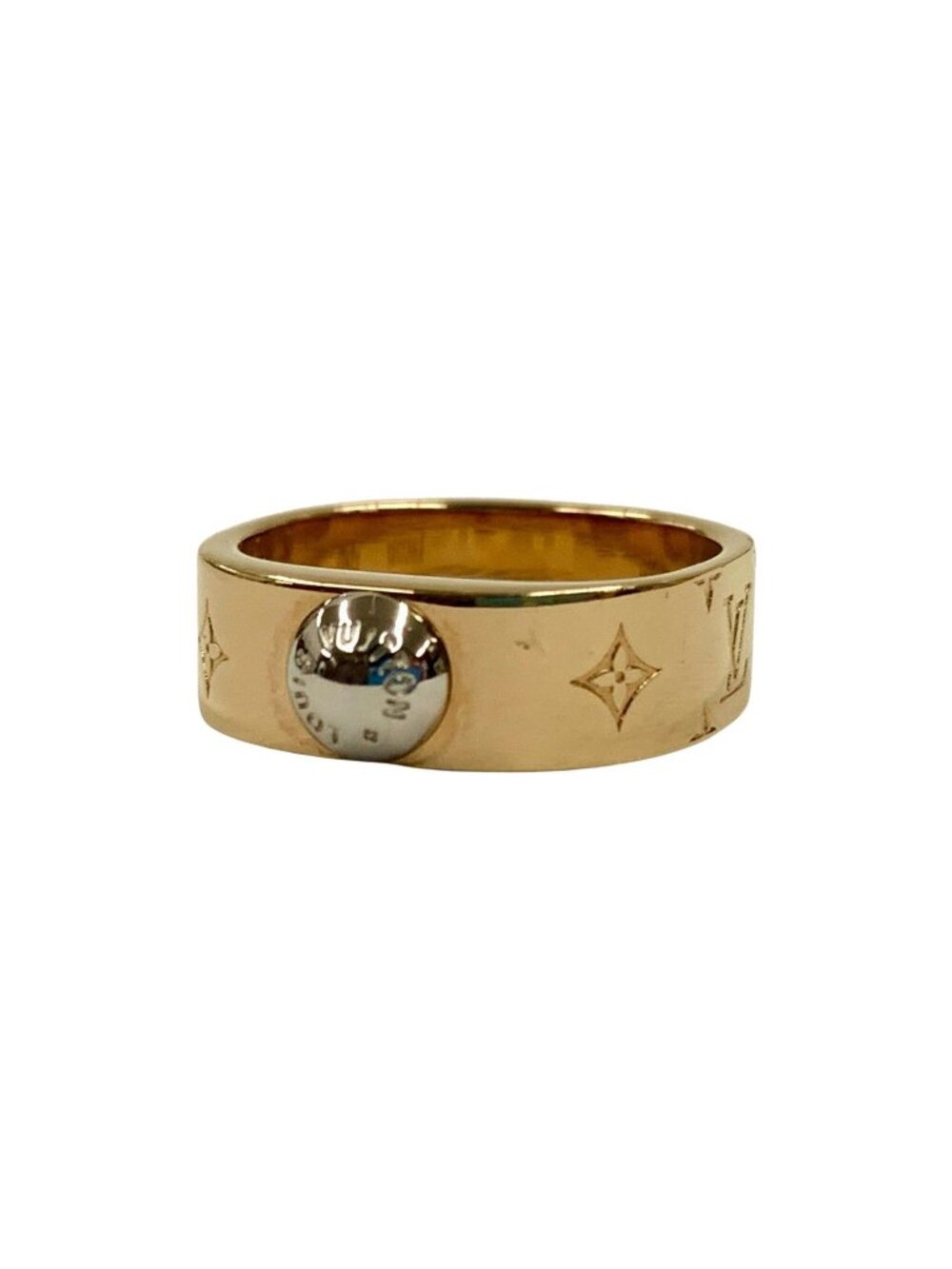 Louis Vuitton Nanogram S Ring Gold